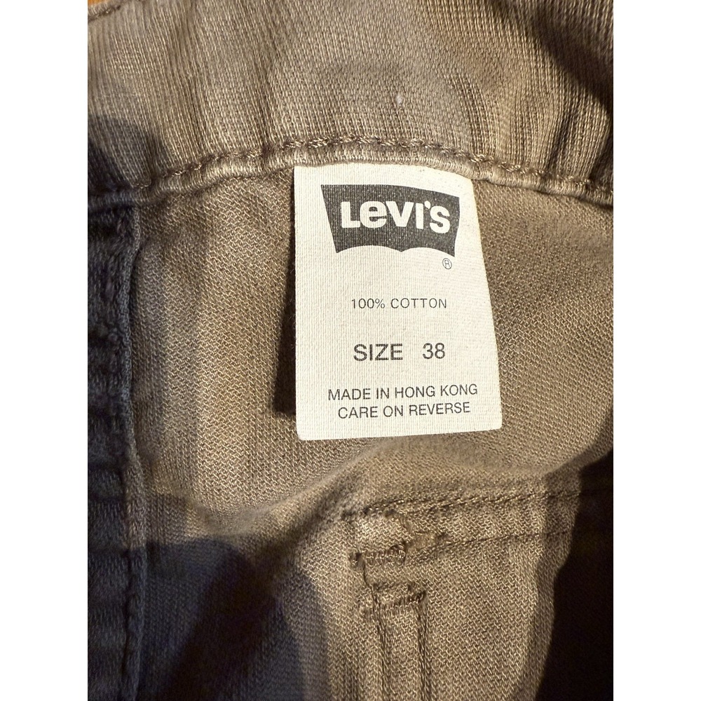 Vintage Levi's L2 Cargo Shorts Mens Size 38x12 Khaki Baggy Loose Fit 1999 Y2K‎ - Picture 9 of 14